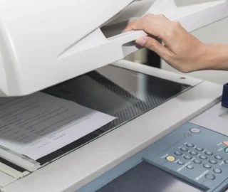 کج چاپ شدن دستگاه کپی